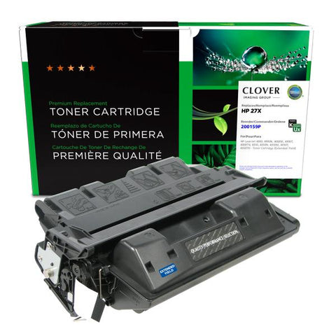 Clover Technologies Group, LLC Remanufactured Extended Yield Toner Cartridge (Alternative for HP C4127X 27X) (15000 Yield)