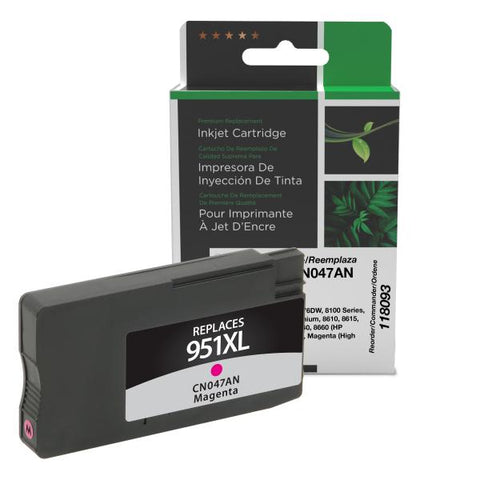Clover Technologies Group, LLC Remanufactured High Yield Magenta Ink Cartridge (Alternative for HP CN047AN 951XL) (1500 Yield)