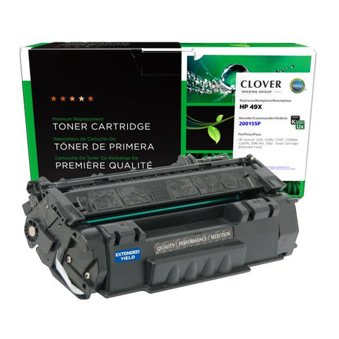 Clover Technologies Group, LLC Remanufactured Extended Yield Toner Cartridge (Alternative for HP Q5949X 49X) (10000 Yield)