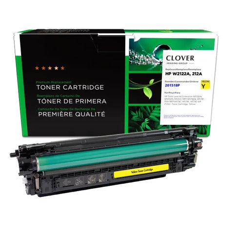 Clover Technologies Group, LLC Clover Imaging Remanufactured Yellow Toner Cartridge for HP 212A (W2122A)
