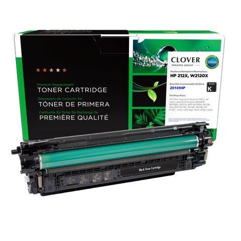 Clover Technologies Group, LLC Clover Imaging Remanufactured High Yield Black Toner Cartridge for HP 212X (W2120X)