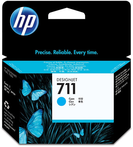 HP 711 (CZ130A) Cyan Original Ink Cartridge (29 ml)