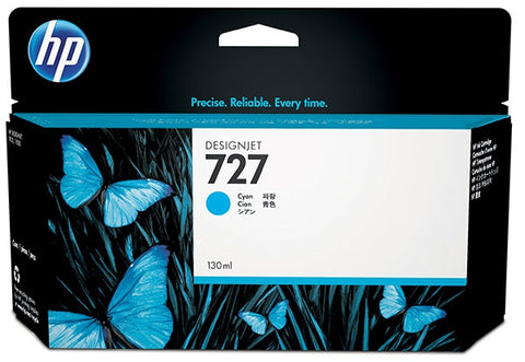 HP 727 (B3P19A) Cyan Original Ink Cartridge (130 ml)