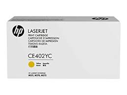 HP 507A (CE402YC) Yellow Original LaserJet Toner Cartridge (7800 Yield)