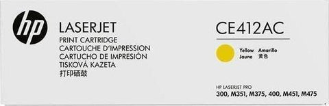 HP 305A (CE412AC) Yellow Original LaserJet Toner Cartridge (2600 Yield)