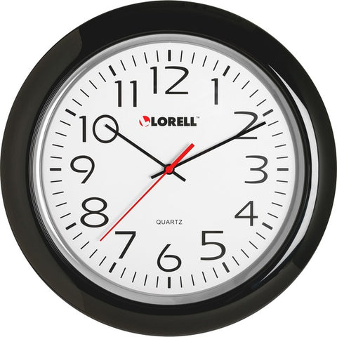 Lorell Lorell 13-1/4" Round Quartz Wall Clock
