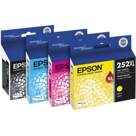 Epson Epson DURABrite Ultra 252XL Original Ink Cartridge Combo Pack - Black, Cyan, Magenta, Yellow
