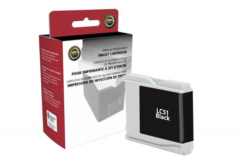 CIG Black Ink Cartridge for Brother LC51