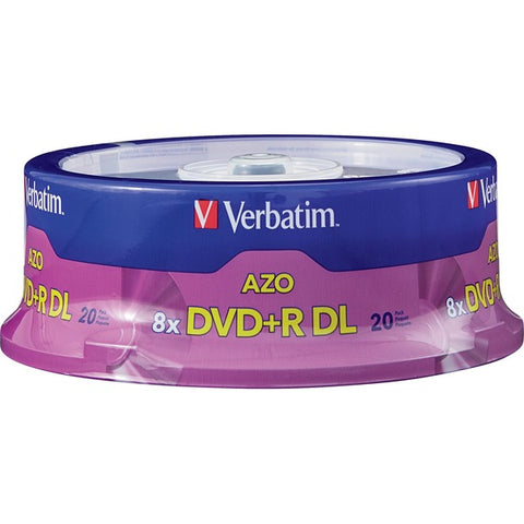 Verbatim America, LLC Verbatim - 20 x DVD+R DL - 8.5 GB 8x - spindle