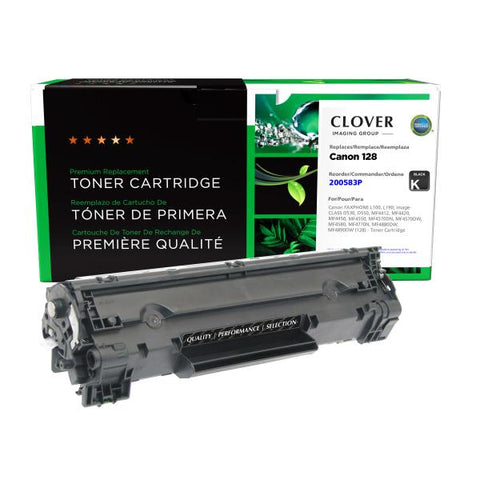 Clover Technologies Group, LLC Remanufactured Toner Cartridge (Alternative for Canon 3500B001AA CRG-128) (2100 Yield)