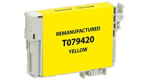 Clover Technologies Group, LLC Remanufactured High Yield Yellow Ink Cartridge (Alternative for Epson T079420) (810 Yield)