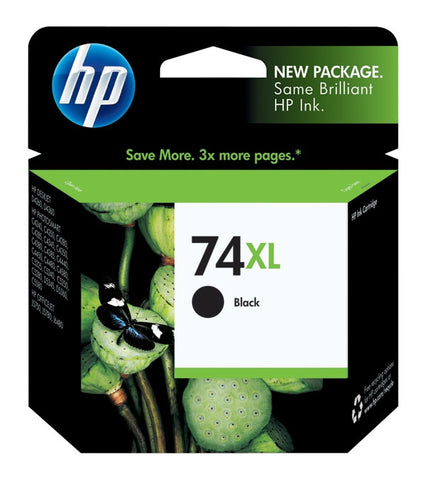 HP 74XL (CB336WN) High Yield Black Original Ink Cartridge (750 Yield)