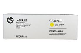 HP 410X (CF412X) Color LaserJet Pro M452 MFP M477 High Yield Yellow Original LaserJet Contract Toner Cartridge (5000 Yield)