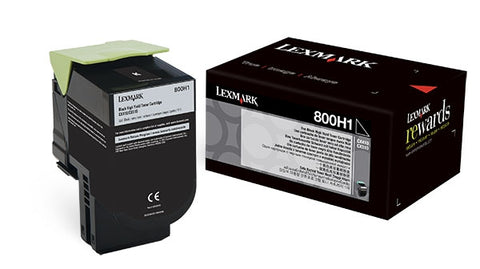 Lexmark (800H1) High Yield Black Toner Cartridge (4000 Yield)