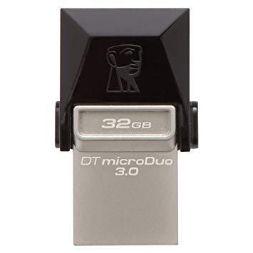 KINGSTON Digital 32GB Data Traveler Micro Duo USB 3.0 Micro USB OTG (DTDUO3/32GB)