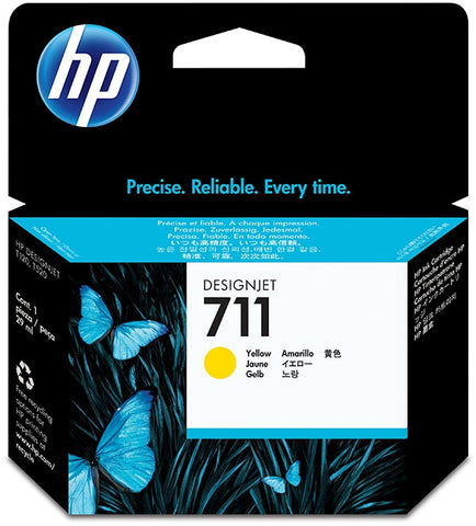 HP 711 (CZ132A) Yellow Original Ink Cartridge (29 ml)