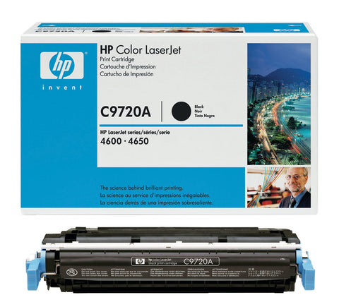HP 641A (C9720A) Black Original LaserJet Toner Cartridge (9000 Yield)