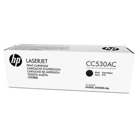 HP 304A (CC530AC) Black Original LaserJet Toner Cartridge (3500 Yield)