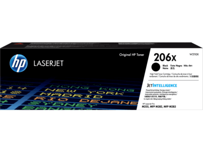 HP 206X (W2110X) High Yield Black Original LaserJet Toner Cartridge (3150 Yield)